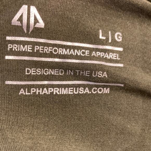 NWT Alpha Prime Mesh Back Tank in Dark Ivy & Black Sz L - Picture 7 of 12